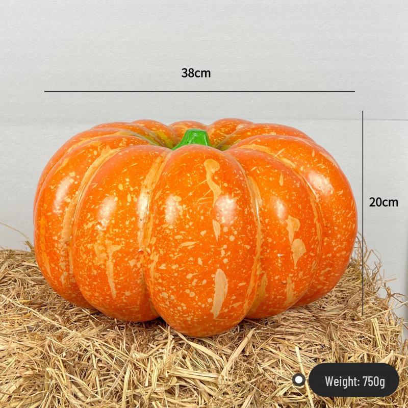Pumpkin Harvest Festival Props: Farmhouse Halloween Decoration for Mall Displays and Room Ornaments
