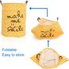 Heavy Duty Durable Canvas Storage Laundry Hamper Basket Large Foldable Toys Clothing Organizer Closet Storage Bin Bag