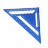 Triangular Angle Ruler Square 12in 45 Degrees  Aluminum Alloy Woodworking Layout Gauge Measure Tool