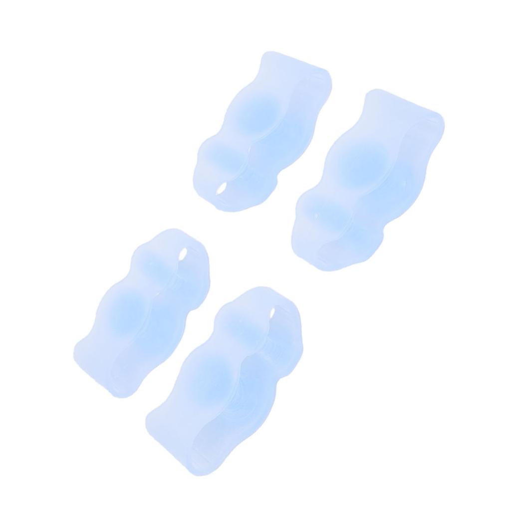 2 Pairs Toe Separators Spacers Soft SEBS Ergonomic Toe Straightenerss for Overlapping Toes