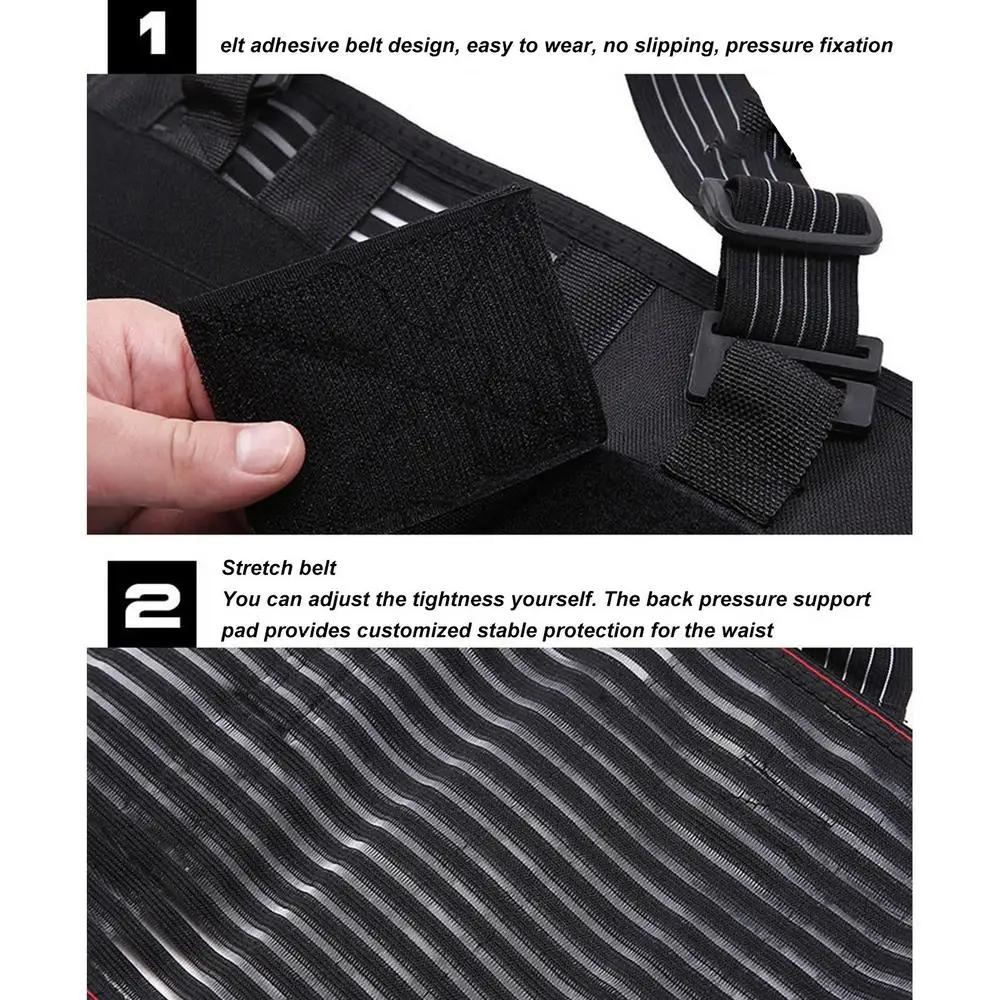 Gurtstütze Fitness Körpergürtel Atmungsaktiv Elastische Rückenstütze Neu Arbeit Rückenstütze Sport