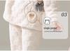Couples' Coral Fleece Pajamas Set - Thickened Flannel for Autumn/Winter
