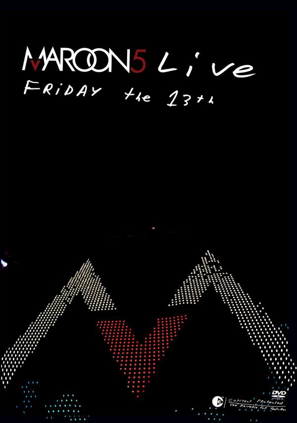 DVD MAROON 5 Maroon 5 Live Пятница 13-е WD 82876709V2 Octone Records 2005 Япония Рок Б/у