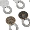 24pcs No Sew Jeans Expander Button Metal Pants Waist Extender  For Skirts Trousers