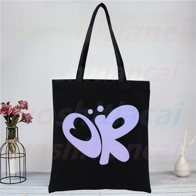 

Холщовая сумка-тоут Olivia Rodrigo, черные сумки в стиле Харадзюку, повседневная сумка-тоут для женщин и девочек, эко-шоппер, сумки на плечо Singer Sour 24*26cm