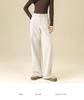 Women's 2024 Winter White Slim Straight Wide-Leg Fleece Jeans