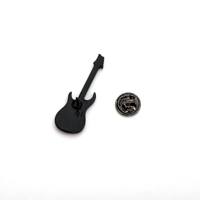 Rock Band Enamel Pins Custom Bass Guitar Brooches Musical Instrument Lapel Badges Cartoon Jewelry Gift for Kids Friends