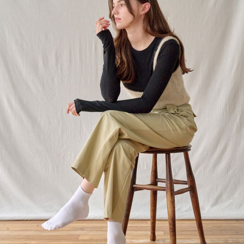 

lululela Еженедельные короткие носки (2 цвета) 5/10шт black