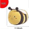 Super Soft Bee Plush Toy Stuffed Animal,11.8 Inch Bumble Bee Plushie Doll Pillow,cute Anime Honeybee Pillow Toy Gifts For Kids