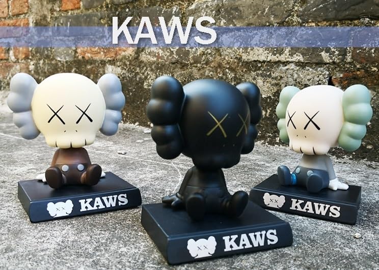 Figura KAWS Companion Bobblehead Versión Deformada (gris)