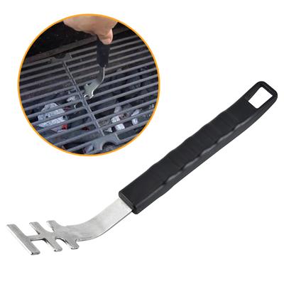 Barbecue Grill Lifter Stainless Steel Anti-Scald BBQ Grid Lifting Tool Heat-Resistant Cooking Grates Grill Grate Lifter