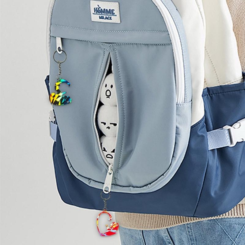 Cat Keychain Mold Handmade Keyring Charm Epoxy Resin Mold for Earring Pendant Bag Hangings Ornament Jewelry Making Tool