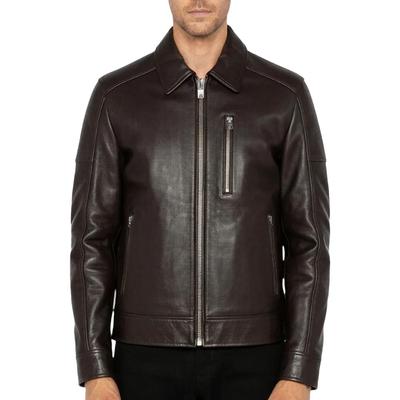 LCADAMBRO Blouson 100% Lamb Leather Lifestyle