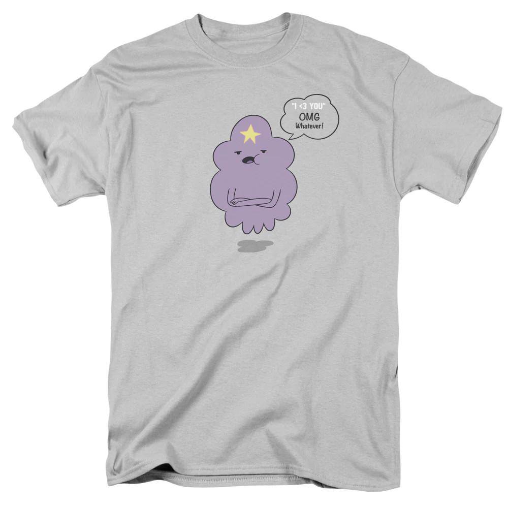 

Adventure Time Lsp Omg Mens T Shirt Silver 2XL