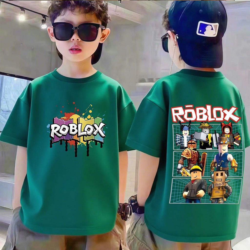 T-shirt round neck short sleeved theme children's top