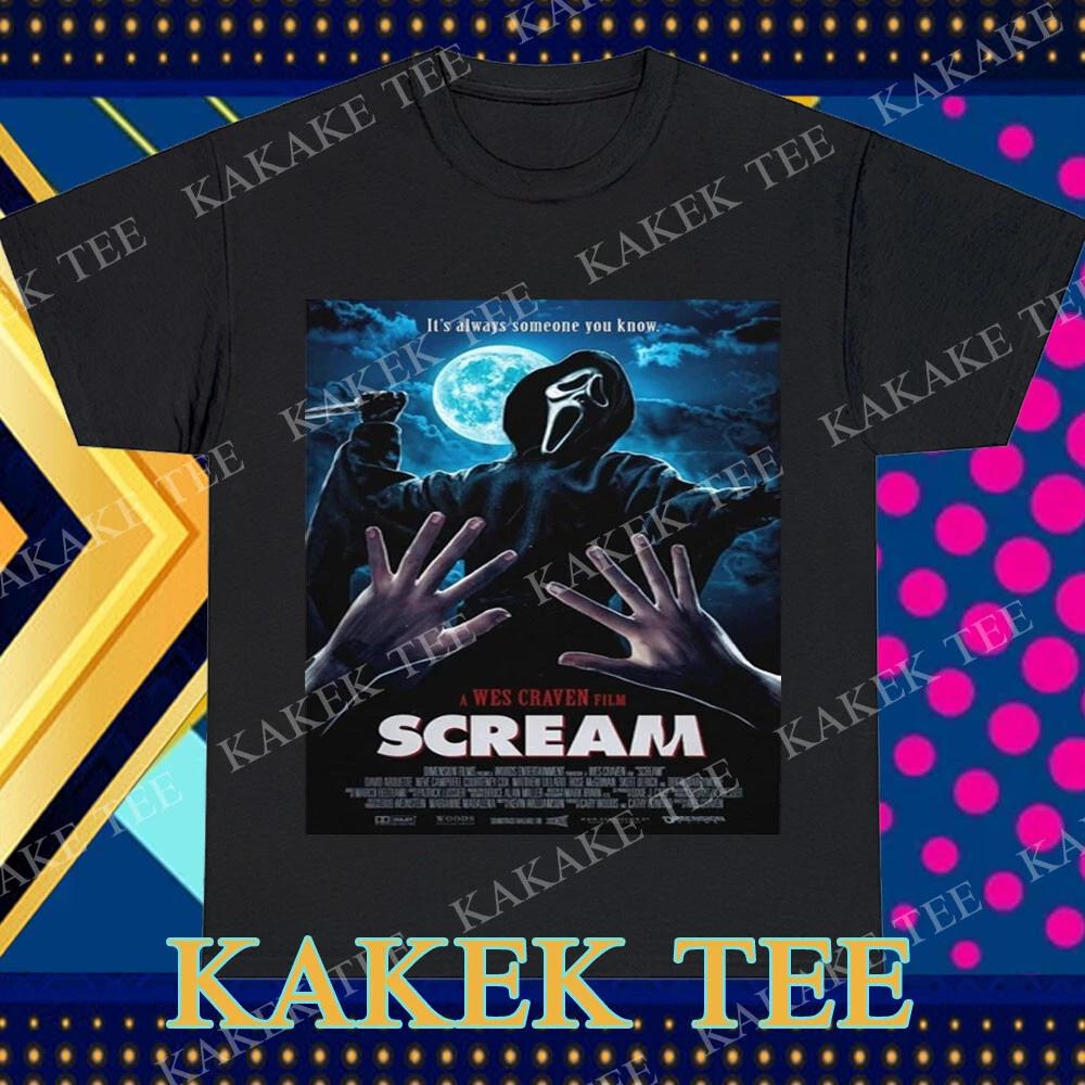 New Scream Thriller Movie Poster Logo T-Shirt Funny Size S to 5XL XXL