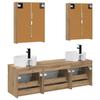 Bathroom Cabinet Set 5 pcs Artisan Oak 53 x 15.5 x 70 cm