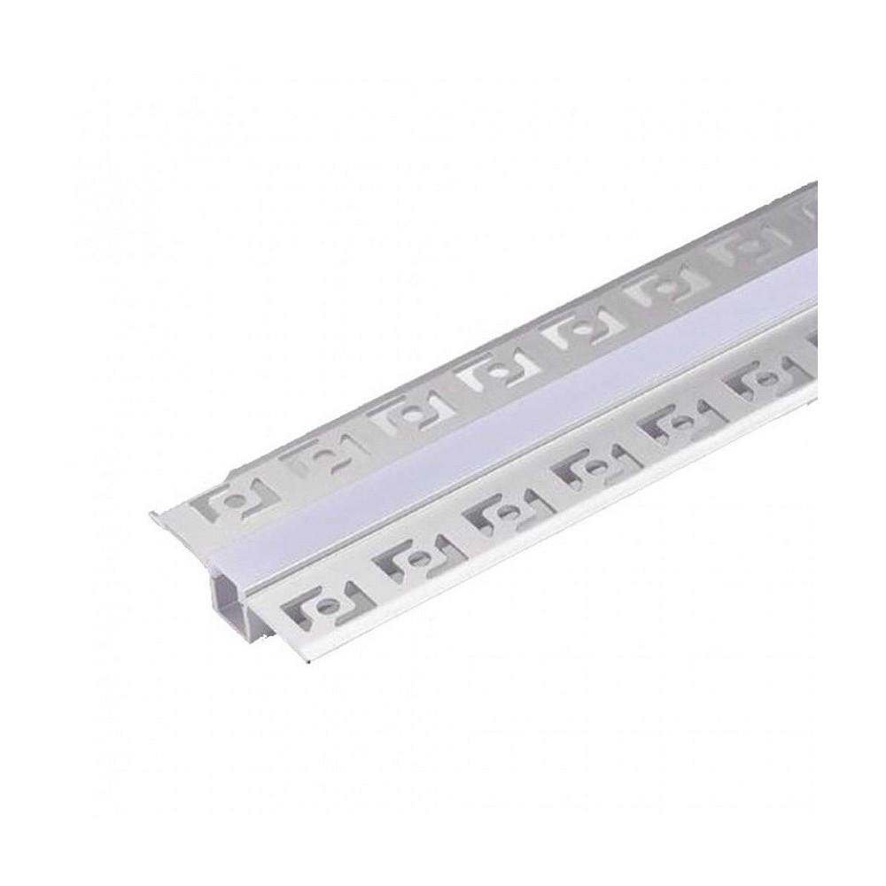 Eurocali 5 Profili LED In Alluminio 2m (10mt Totali) – Grigio, Copertura Opaca, Larghezza 30mm - 4