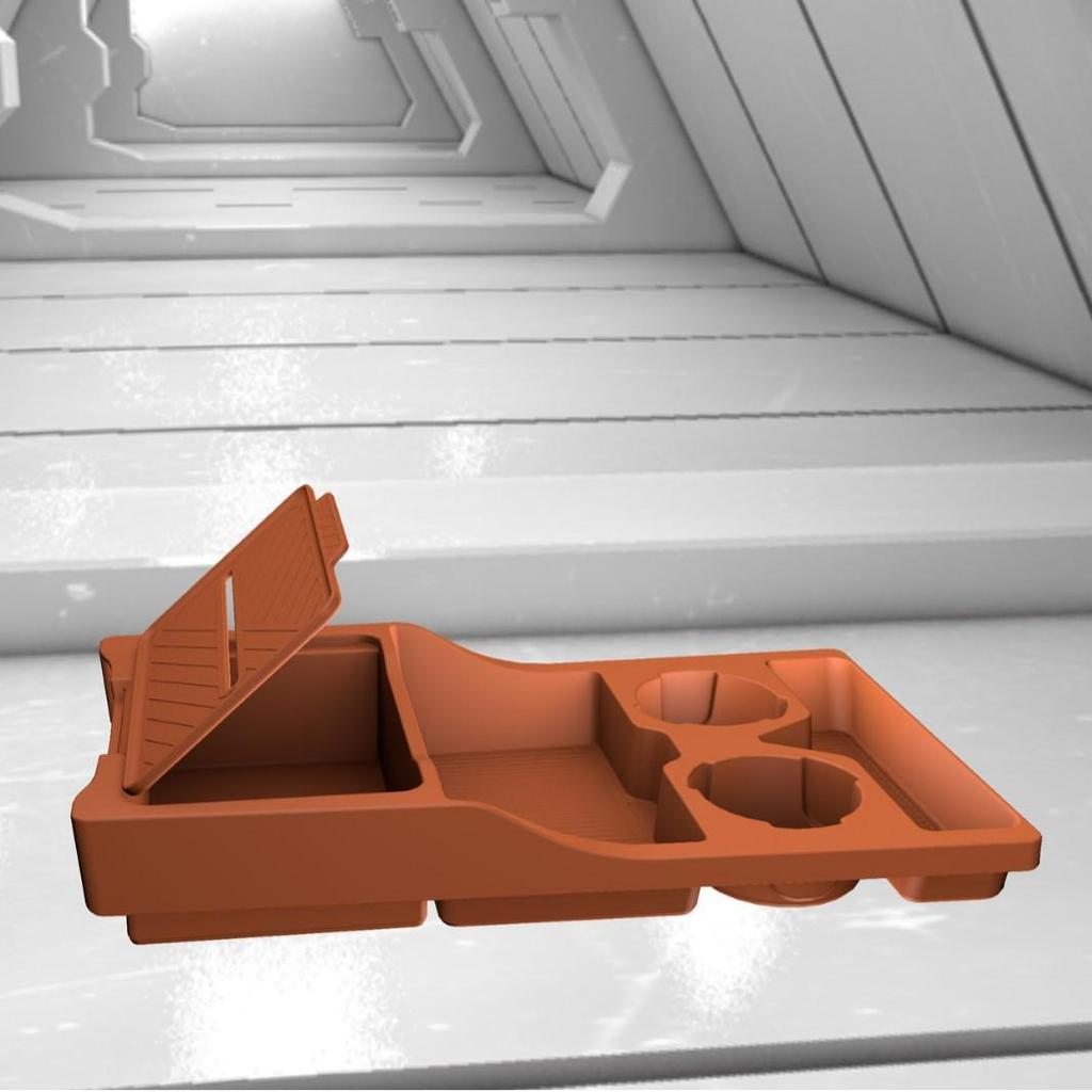 Enhanced Accessories for Equation Leopard Titanium 7 Console Storage Compartments