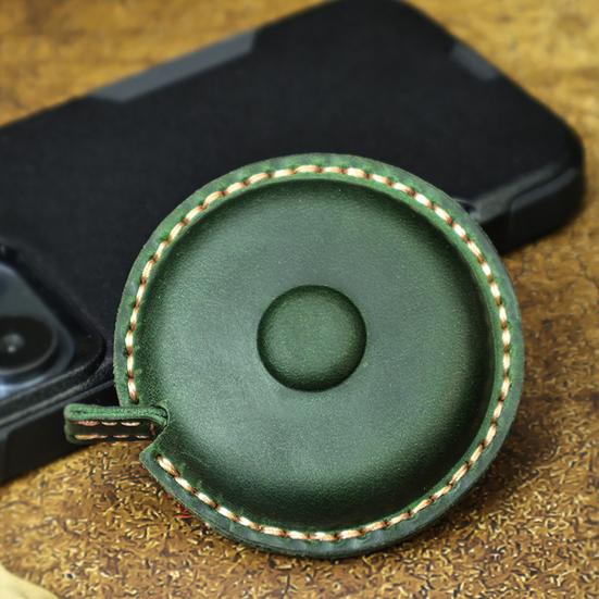 1.5M/60-inch Mini Faux Leather Tape Measure Portable Double-sided Soft Measuring Tape Retractable Flexible Height Ruler Tape Measuring Tool