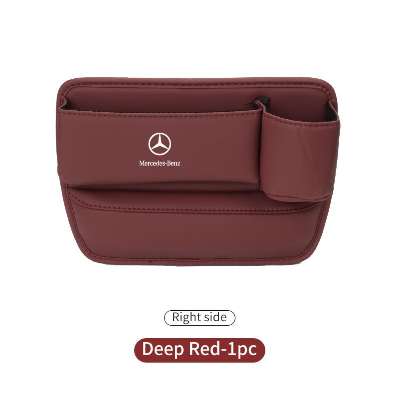 Car Seat Gap Storage Box Pocket Wallet Key Card Cup Phone Holder For Benz W202 W212 W126 W140 W168 W177 CLS GLE GLC GLS CLA