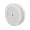 Mushroom Style RV Roof Vent Cap, White