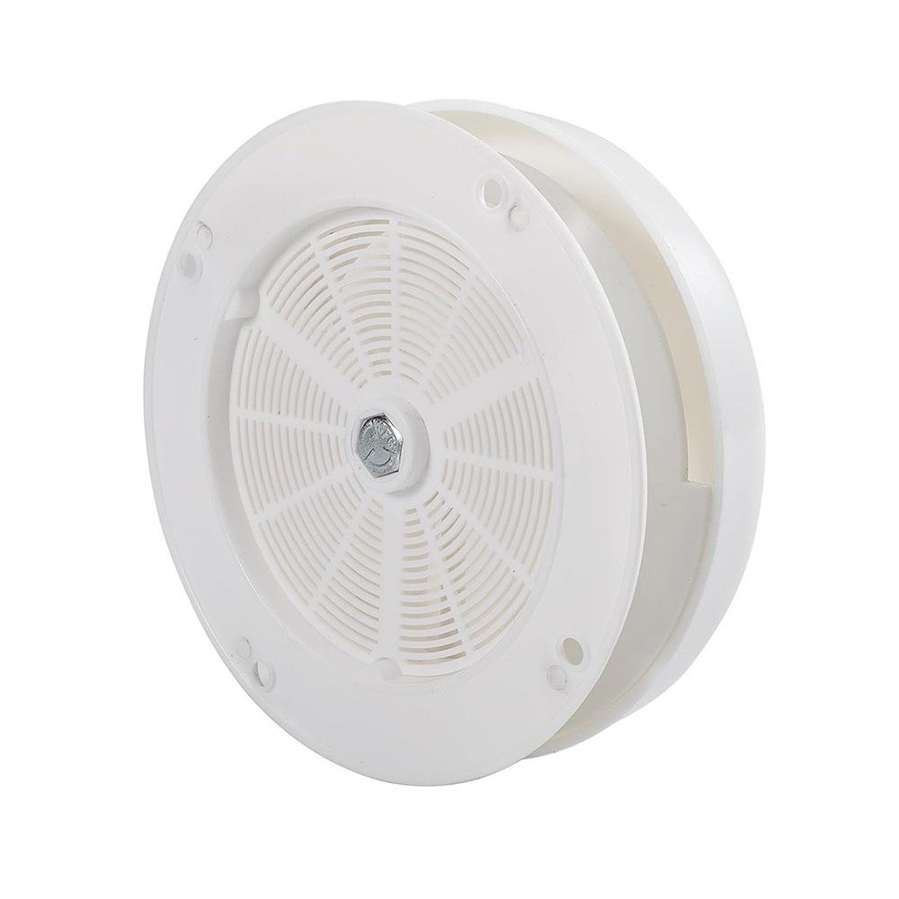 Mushroom Style RV Roof Vent Cap, White