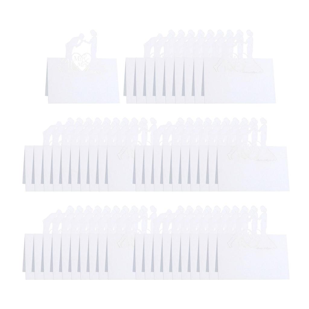 50 Stks Bruiloft Plaats en Delicate Zitplaats Dikke Mark Trouwen Seat Card