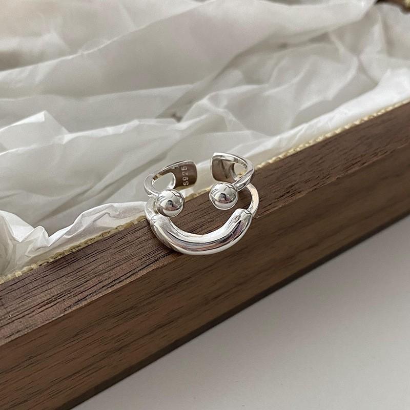 Sophisticated Heart Shaped Ring For Women Adjustable And Trendy Silver Plated Fashion Jewelry