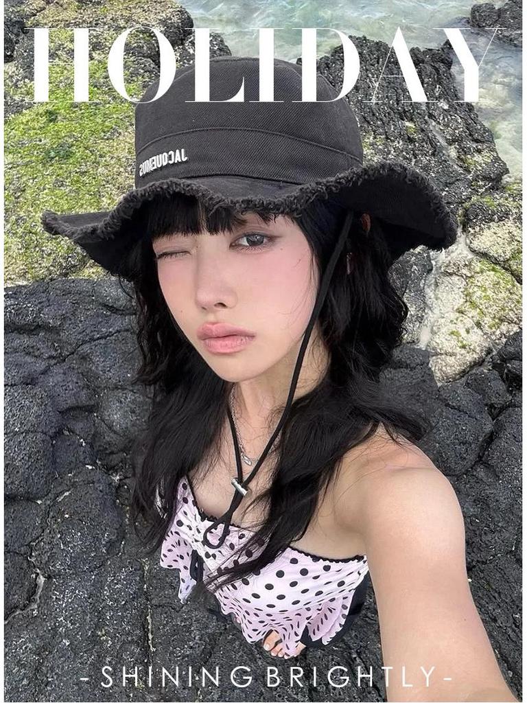 Women's Korean-Style High-Waisted One-Shoulder Halter Backless Slimming Bikini Swimsuit