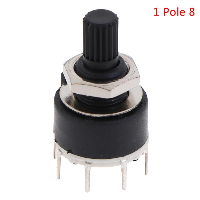 

Sr16Mm Rotary Switch 2 Pole 3 4 Position 1 Pole 5 6 8 Position Axis Band Switch