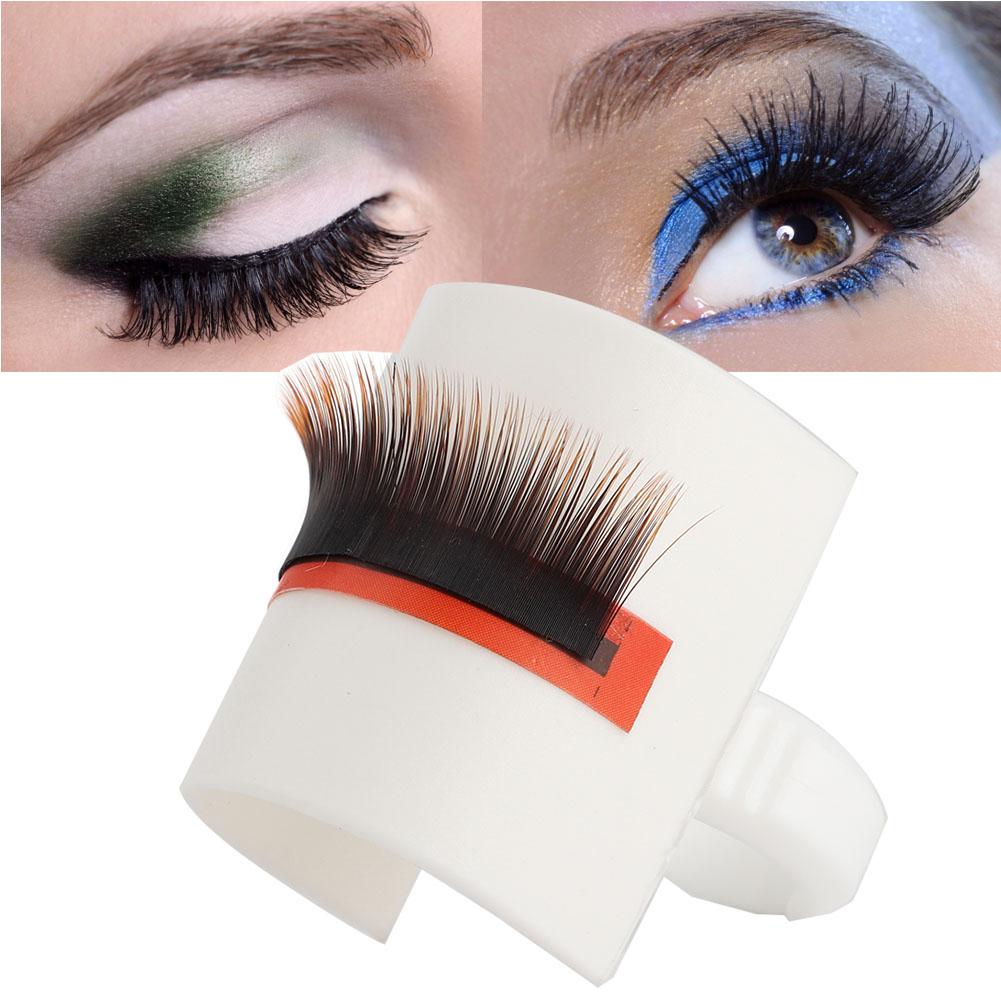 Grafting False Eyelashes Extension Glue Cup U Shaped Pallet Lashes Holder Makeup Tool 01#