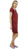 Bimba Womens Aqua Blue Long Shirt Getting Ready Buttondown Night