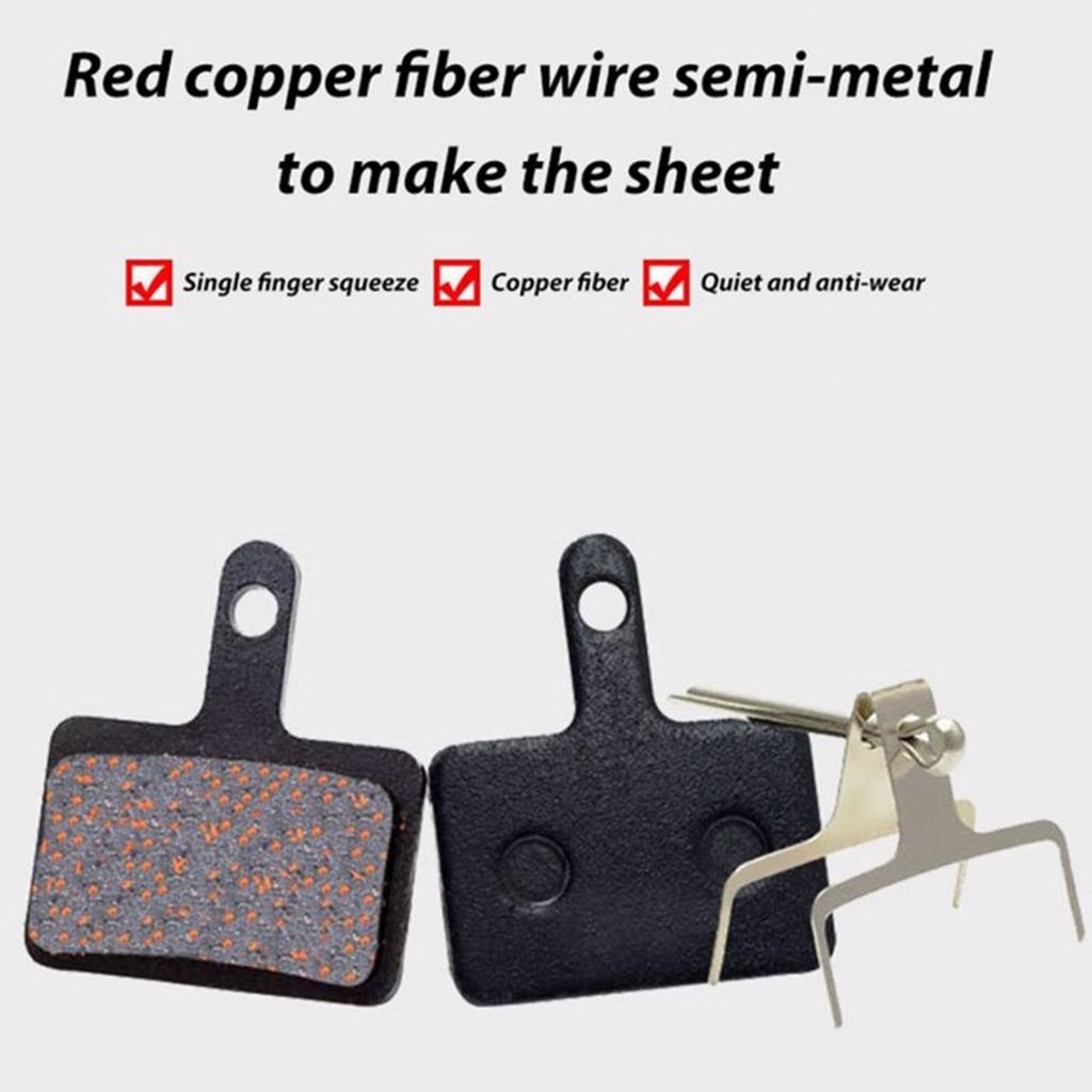 Bicycle Cycling Disc Brake Pads Low Disk Wear And Comfortable Braking Feel for Motorcycles Bike Accessory