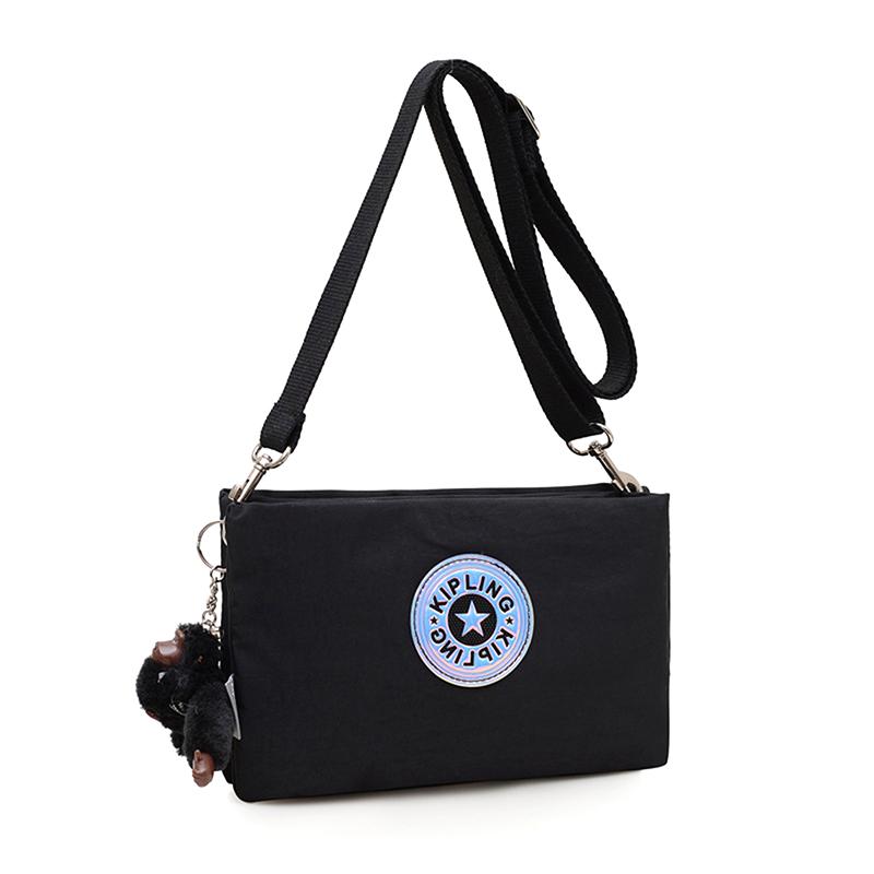 Повседневная нейлоновая наплечная сумка, сумка кроссбоди с плюшевой подвеской в виде обезьянки, водонепроницаемая, легкая, сумка-мессенджер, унисекс