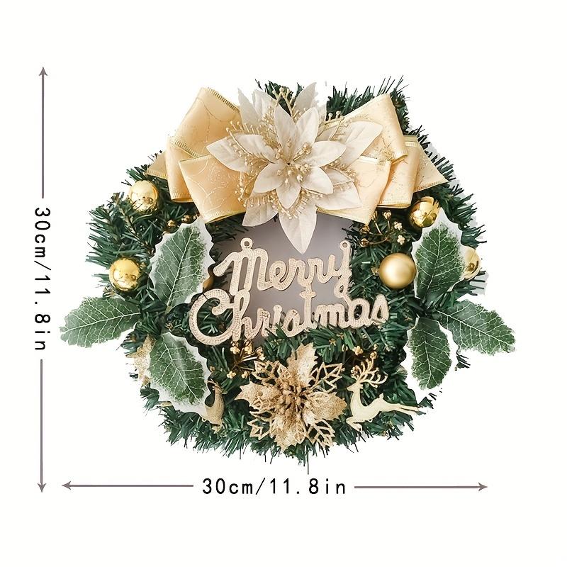 high quality1pc, Festive Christmas Wreath and Holiday Decorations for Home and Room Decor - Add a Touch of Joy and Cheer to Your Space