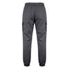 Men Drawstring Elastic Waist Jogger Cargo Pants, Multi Pockets Ribbon Decor Tapered Ankle Cuffs Casual Streetwear Utility Trousers Outdoor Daily Wear