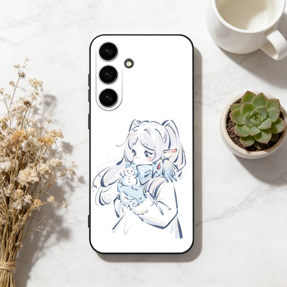 

B-Beyond Journey s End Anime Figure Phone Case For Samsung Galaxy A73,A72,A71,A70,A53,A52,A51,Others Soft Black Cover Samsung a52