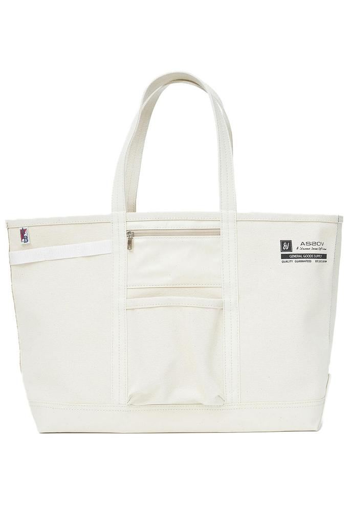 ASSOB Alberton Canvas Tote Bag, Small, Beige, ASV-181902-BE