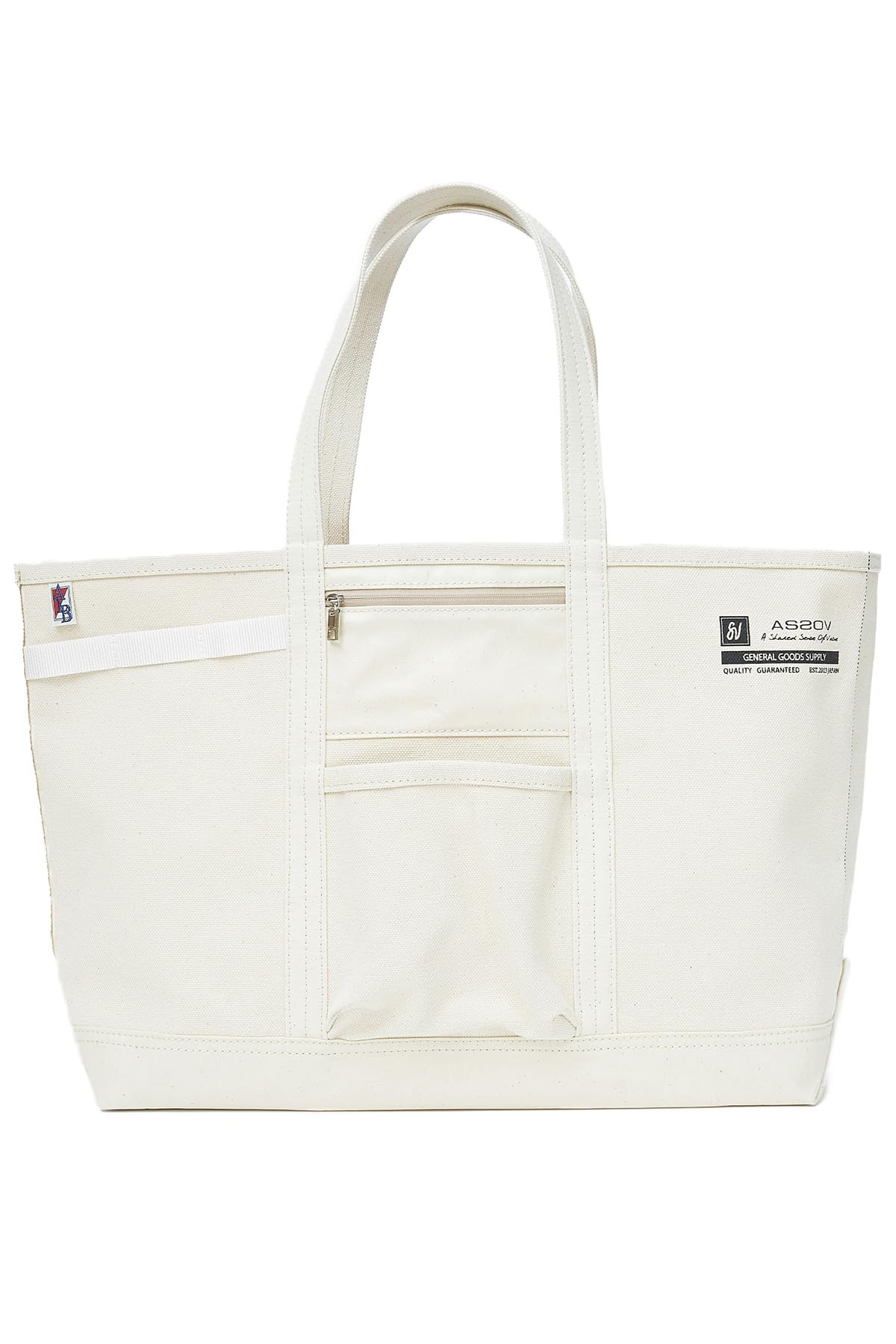 

ASSOB Alberton Canvas Tote Bag, Small, Beige, ASV-181902-BE