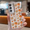 Halloween Ghost Pumpkin Case For Samsung Galaxy S26 S25 Ultra S24 S23 S22 Plus S21 A16 A17 A26 A36 A37 A54 A55 A56 A57 5G Clear Soft Cover