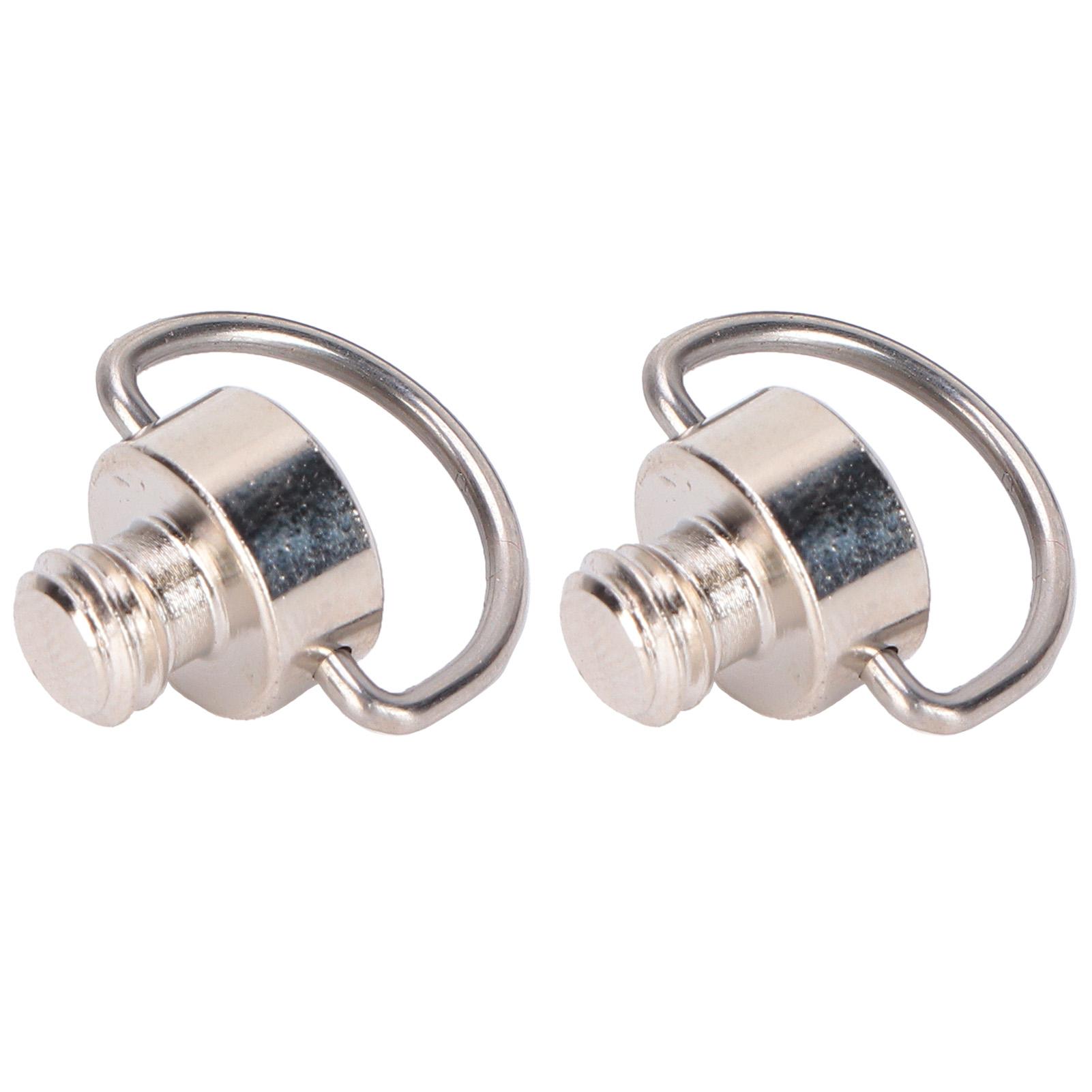 

2 шт. 14-дюймовый винт для камеры из нержавеющей стали с D-образным кольцом для штатива, монопода, быстросъемной площадки