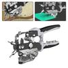 Perforatore per pelle Strumenti per pelle Perforatore multifunzione per cinture Strumento domestico per forare Perforatore portatile per fori di cintura Strumento per artigianato