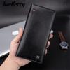 Baellerry Men Long Wallets Vintage Design Card Holder Artificial Leather Business Wallet Money Bags