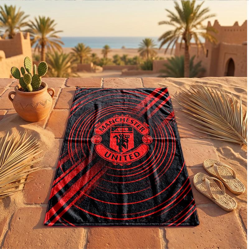 Manchester United Thema Strandtuch Weich Schnell?Trockenes Handtuch für den Sommerstrandurlaub beim Schwimmen