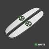 4pcs Rubber Bumper Strip Car Door Anti-Collision Emblem Sticker For VW GTI Polo Golf Passat Tiguan Arteon Touareg Taigo Caddy Zw7
