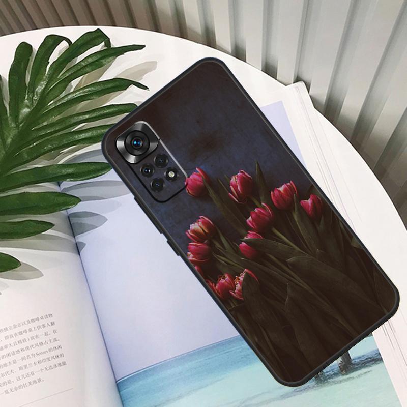 Tulips Flower Funda For Xiaomi Redmi Note 11 10 12 13 14 15 Pro Plus Case For Redmi 15C 10C 13C 12C 14C 15