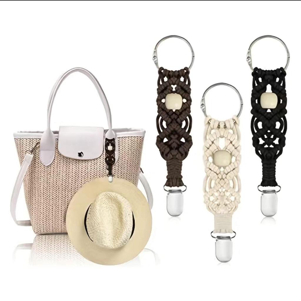 PU Leather Travel Hat Clip: Multipurpose Backpack & Luggage Accessory