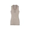 2026 pure desire wind v-neck knitted vest dress women's summer tight short skirt sexy waist hip skirt tide