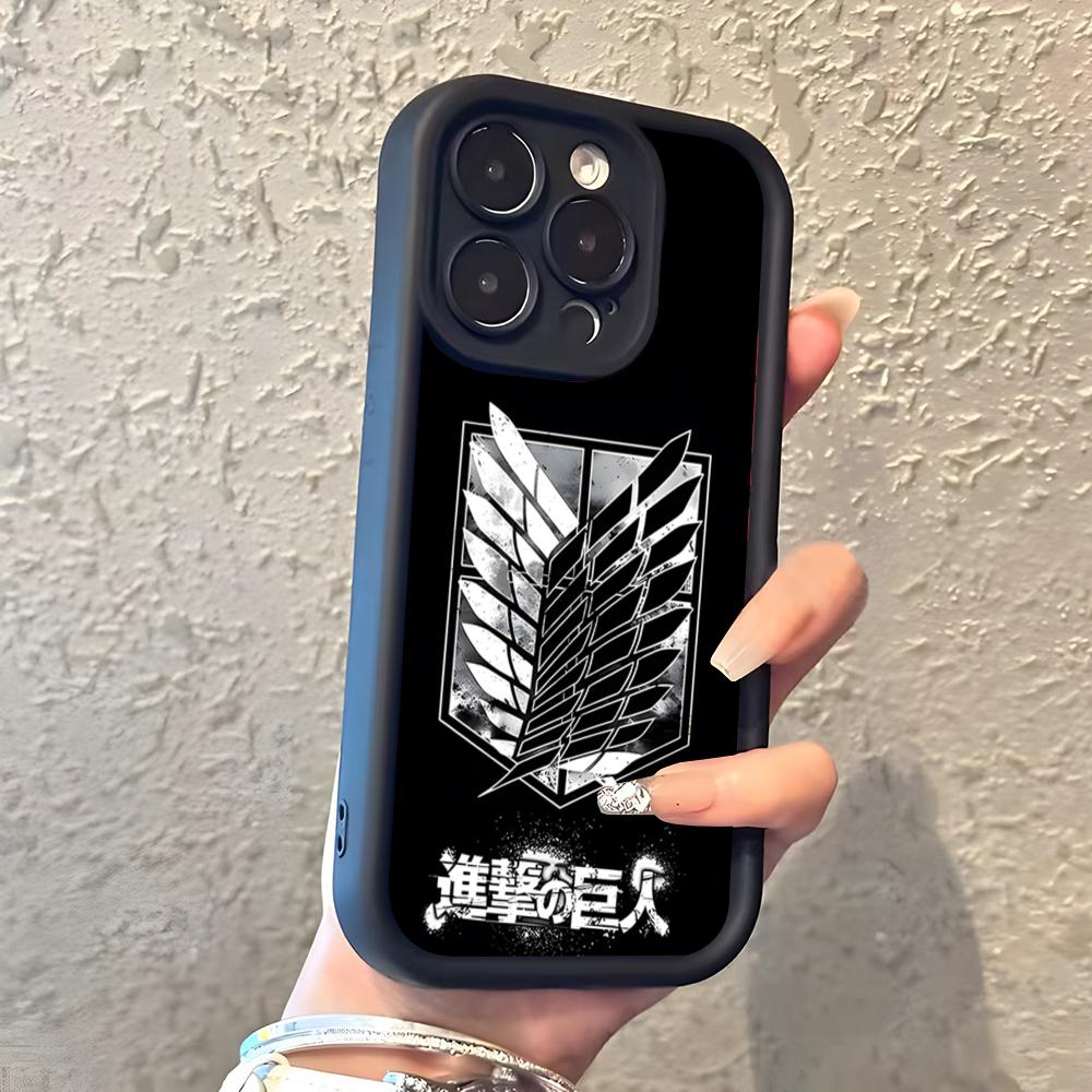Attack On Titan Phone Case For IPhone 17 Pro Max 16 15 14 Pro Max IPhone 13 Pro Max 11 Plus Silicone Cover